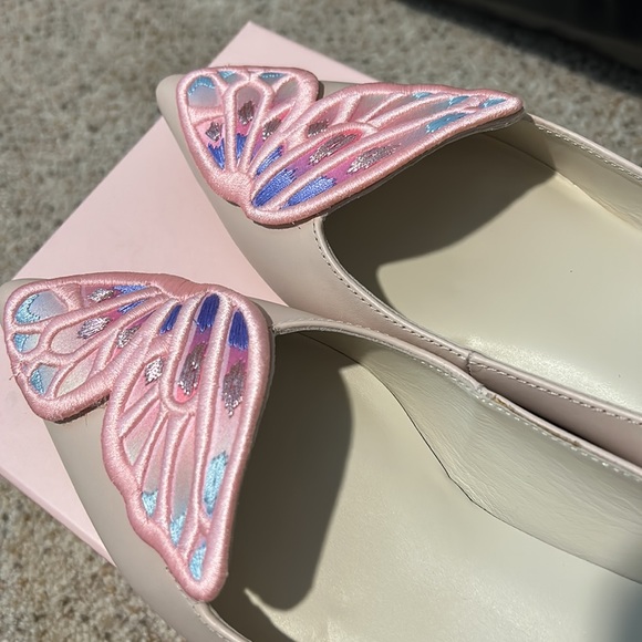 Sophia Webster nude pink butterfly flat - Picture 2 of 6